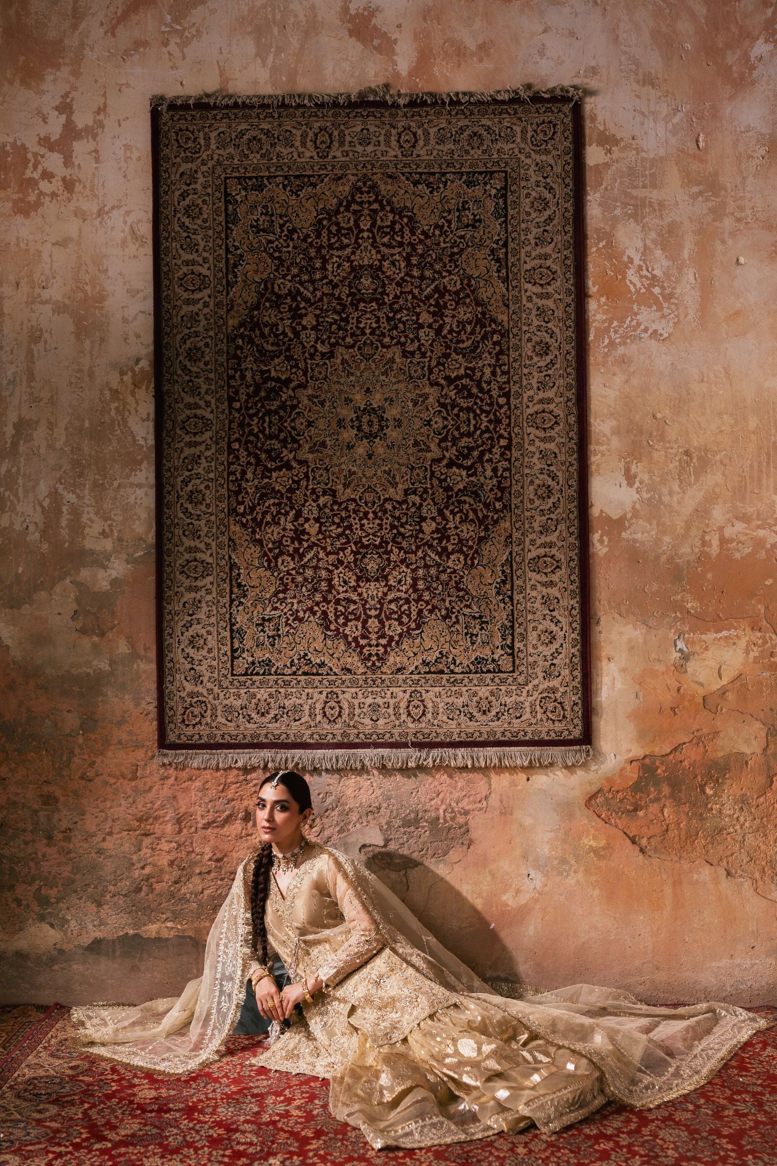 The Maya Edition by Mona – Handworked Organza Angrakha & Ghararah Maya1