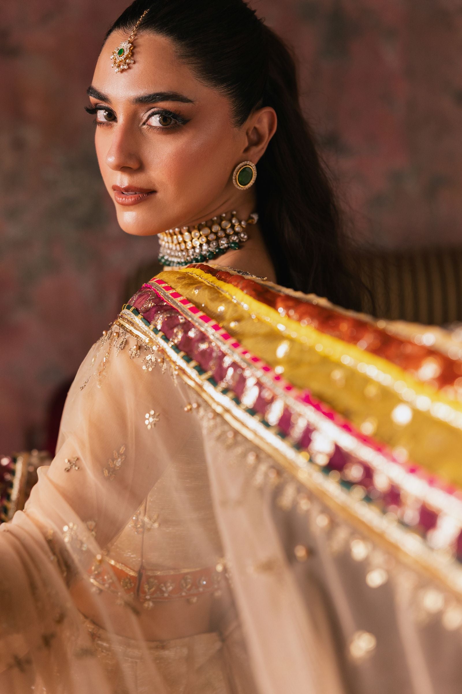 The Maya Edition by Mona – Handworked Net Choli & Sequin Lehnga Maya4