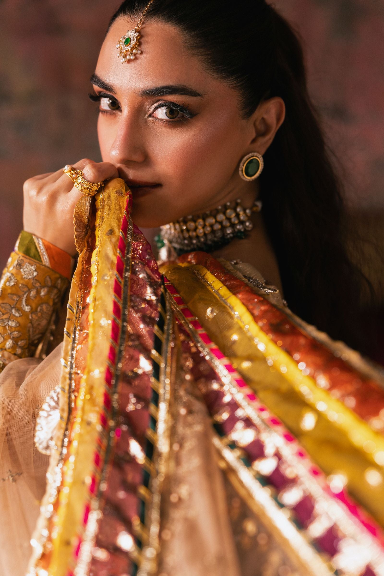 The Maya Edition by Mona – Handworked Net Choli & Sequin Lehnga Maya4