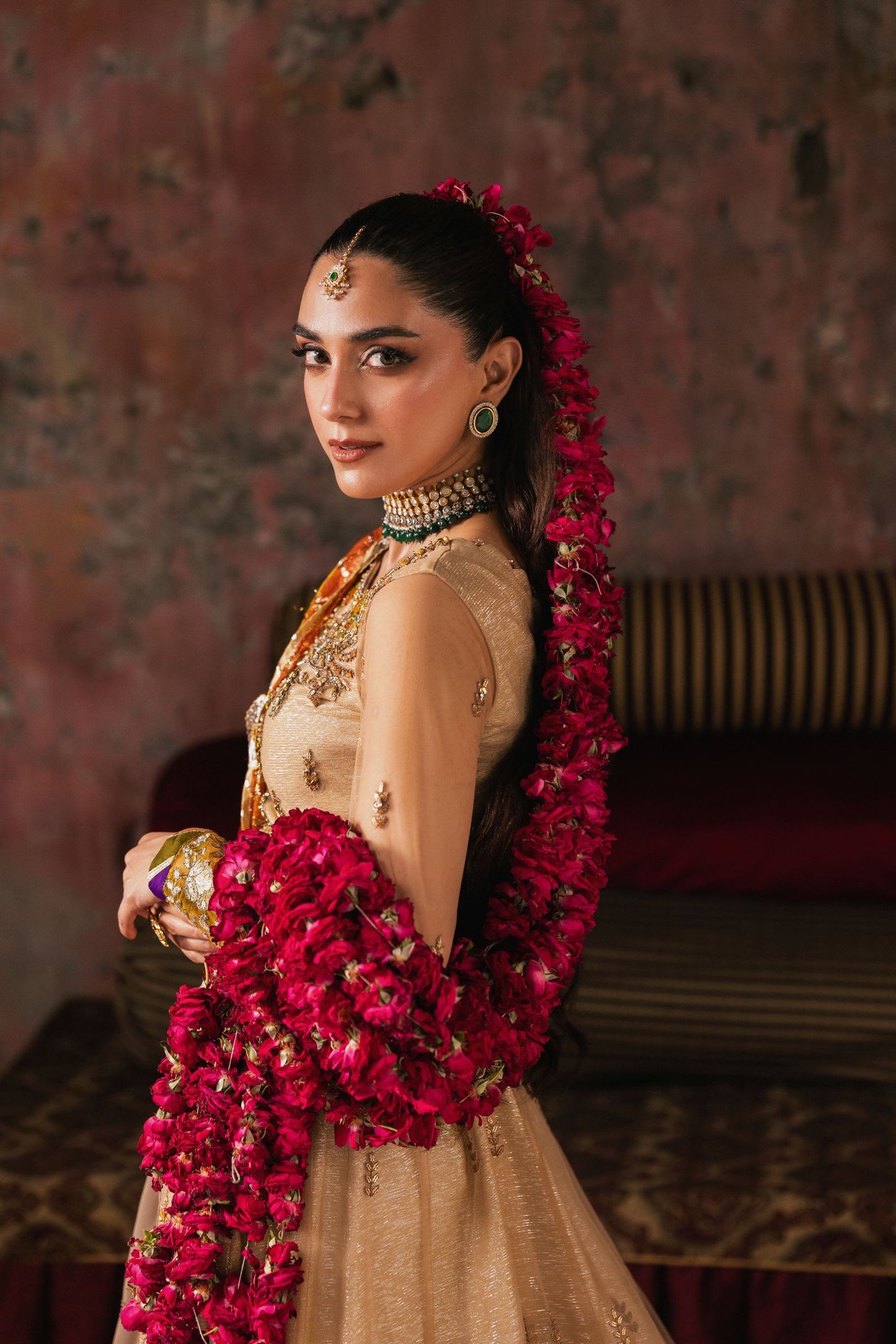 The Maya Edition by Mona – Handworked Net Choli & Sequin Lehnga Maya4