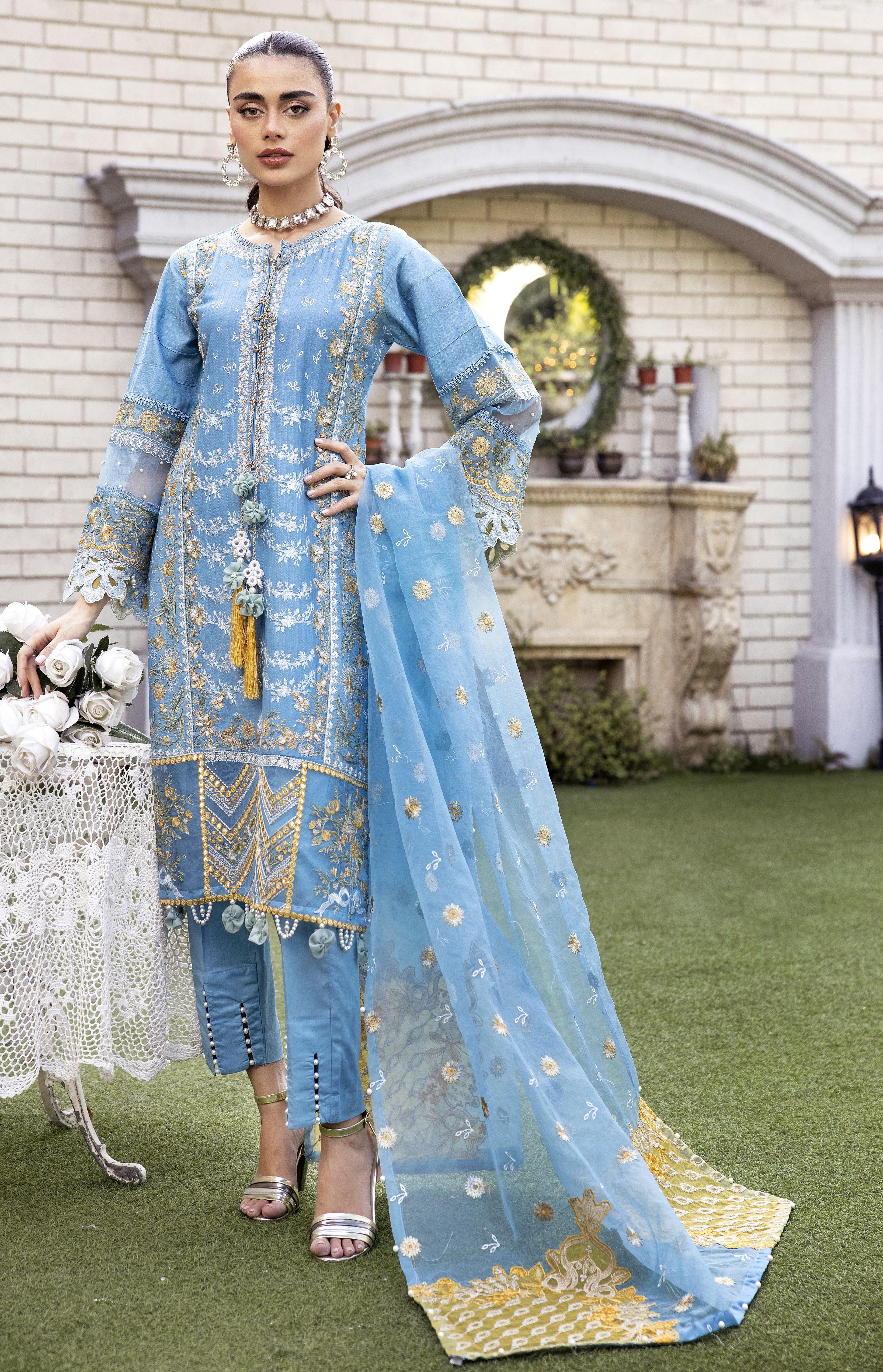 Luxury Jacquard EID Collection by Mona MJW1