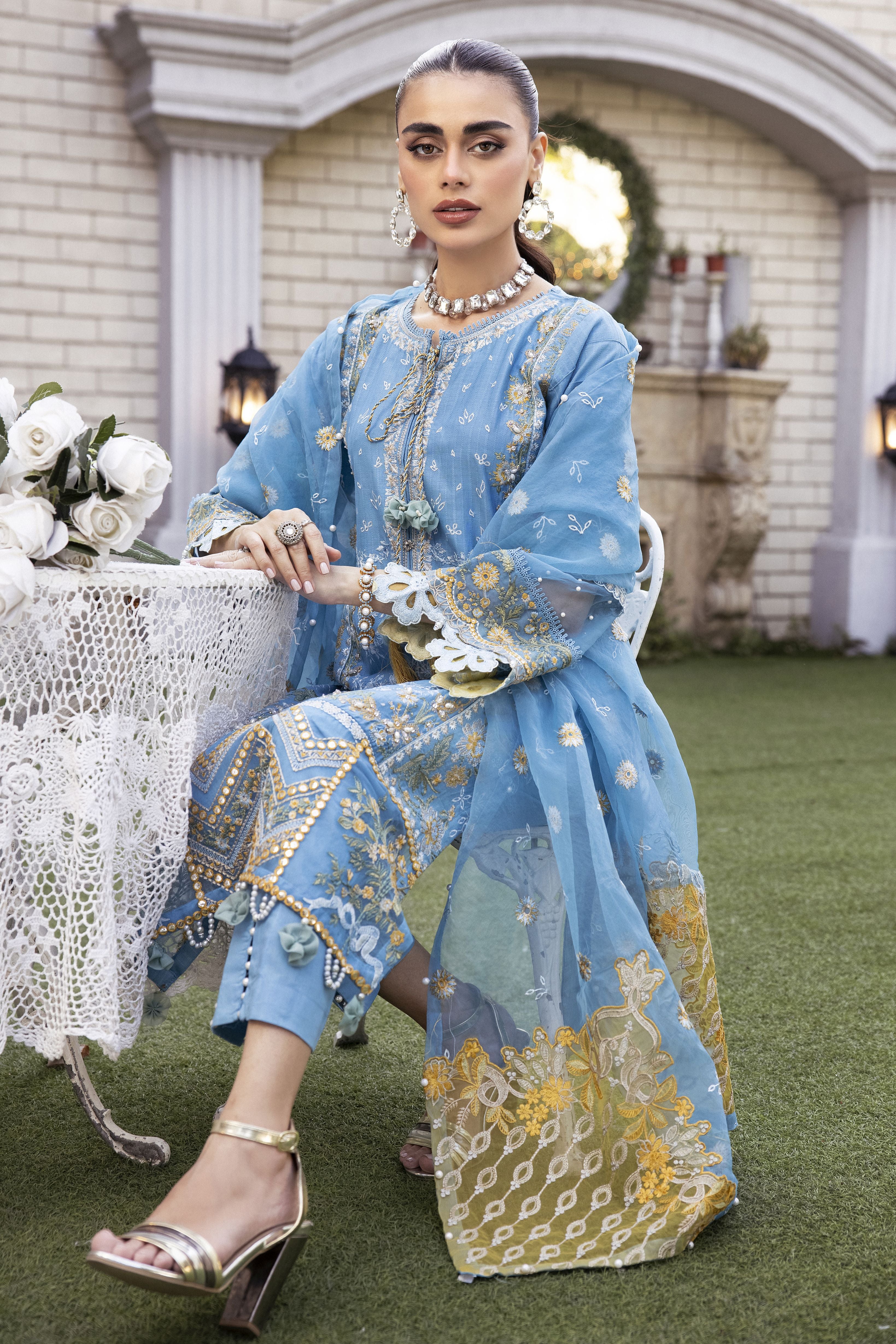 Luxury Jacquard EID Collection by Mona MJW1