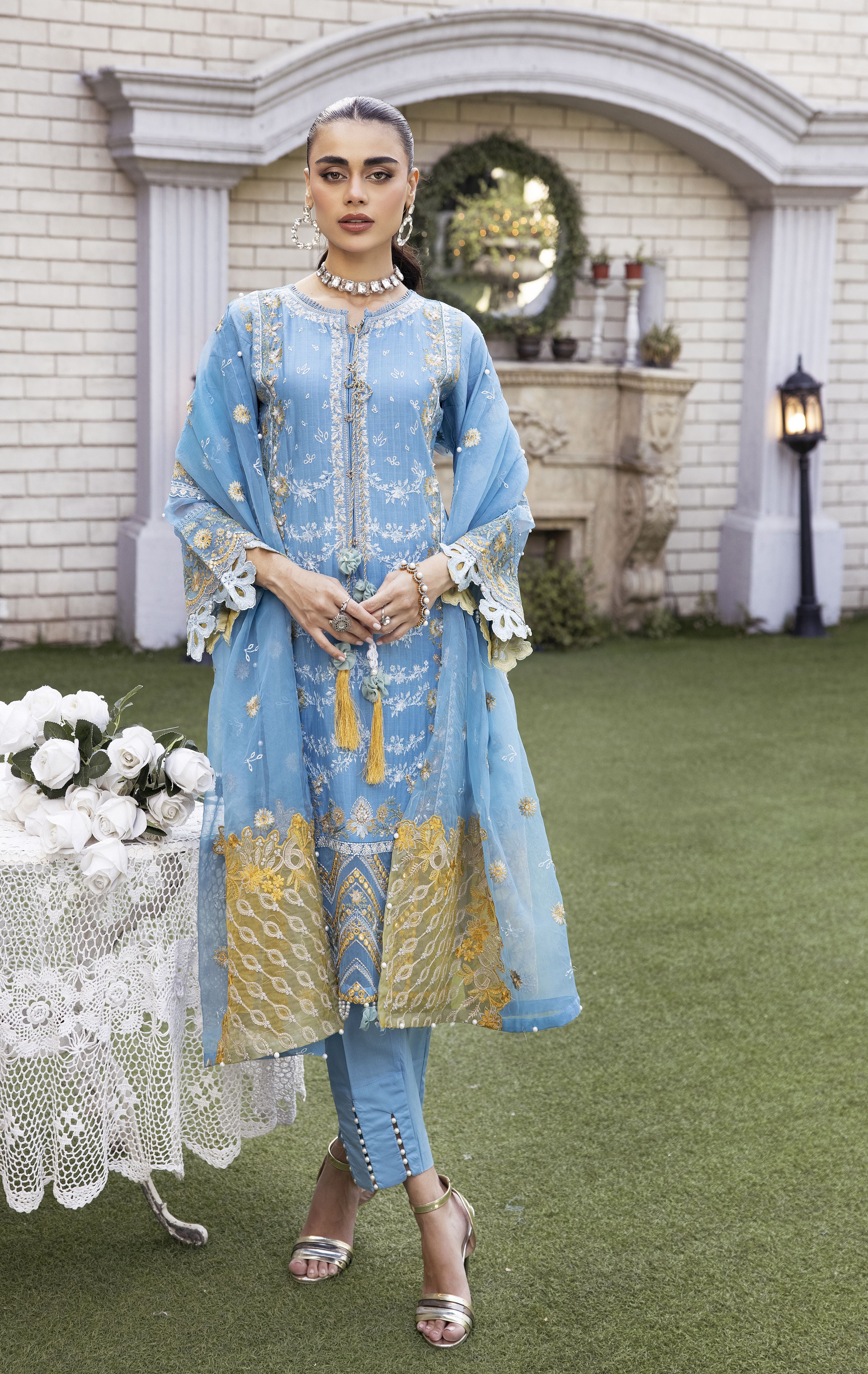 Luxury Jacquard EID Collection by Mona MJW1