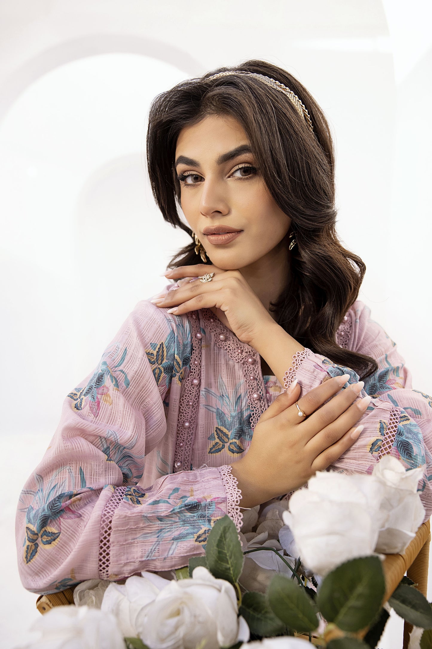 2pc Cotton Jacquard Co-Ord by Mona MC5