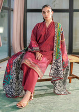 Winter Weaves by Sahar – 3pc Floral Printed Khaddar Suit with Lace Detailing WWS7