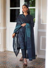 Winter Weaves by Sahar – 3pc Floral Printed Khaddar Suit with Lace Detailing WWS9