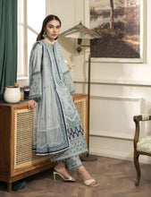 Embroidered Cotton Jacquard Suit with Pearl Detail and Net Dupatta Reet by Mona RBY2