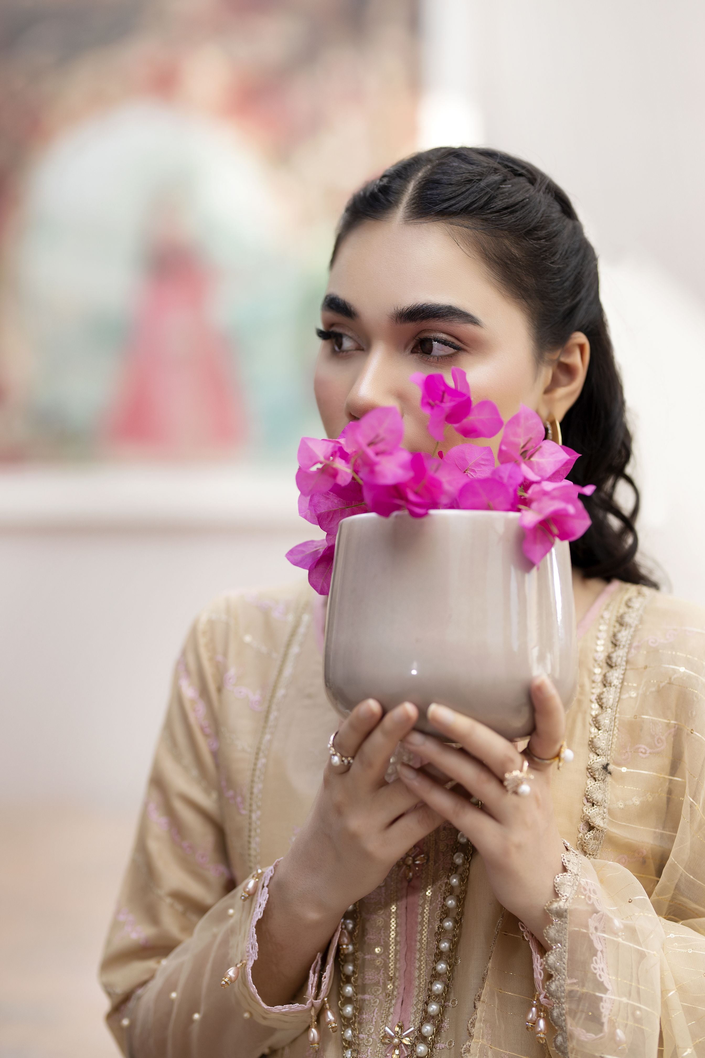 Elyna by Mona Cotton Chikankari EMCC3