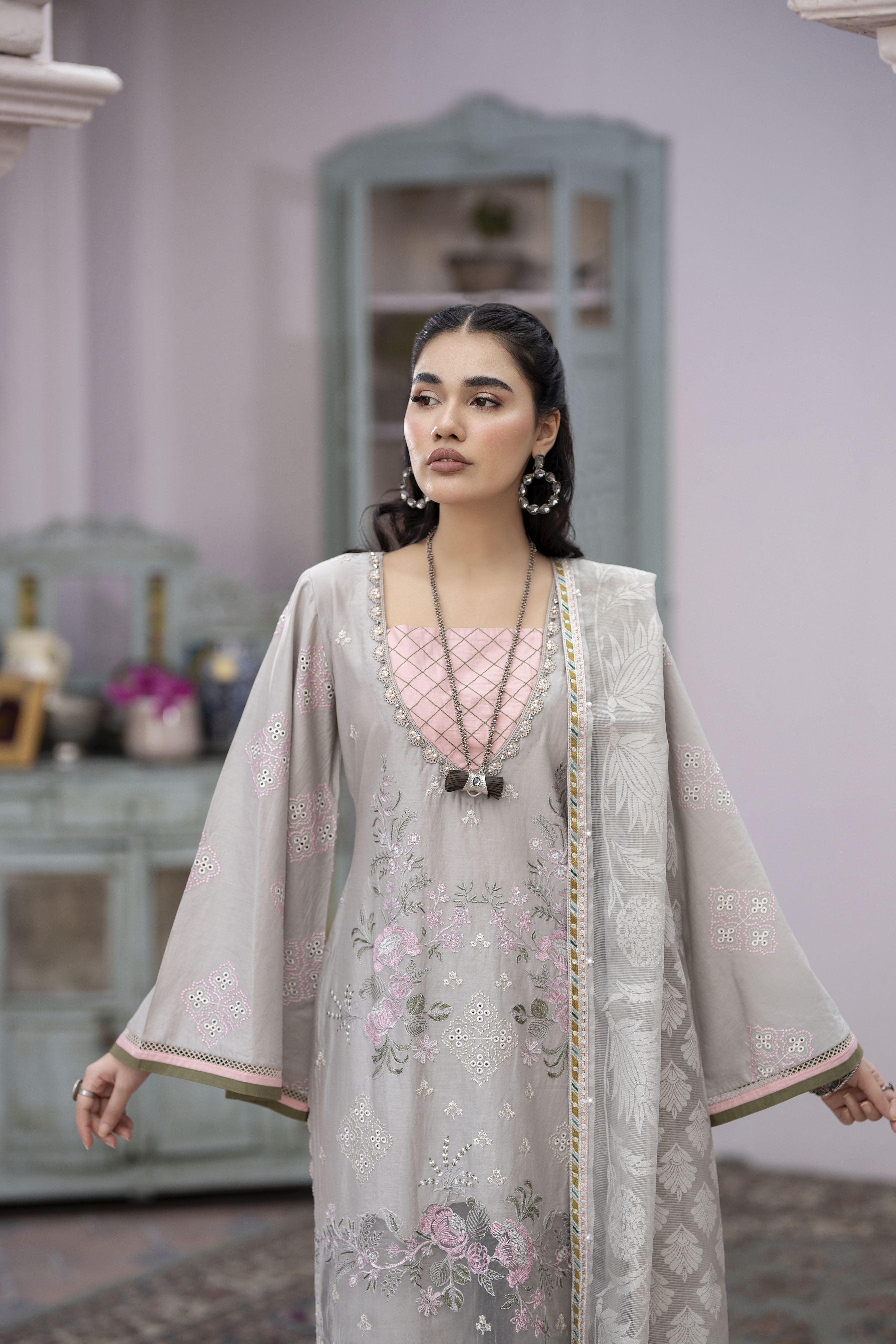 Elyna by Mona Cotton Chikankari EMCC1