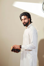 Ally's Classic White Wash & Wear Kurta Shalwar – Ready to Wear | MBA2