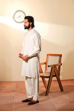 Ally's Off-White Wash & Wear Kurta Shalwar – Ready to Wear | MBA4