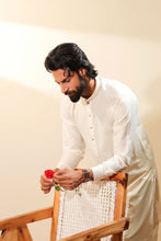 Ally's Off-White Wash & Wear Kurta Shalwar – Ready to Wear | MBA4