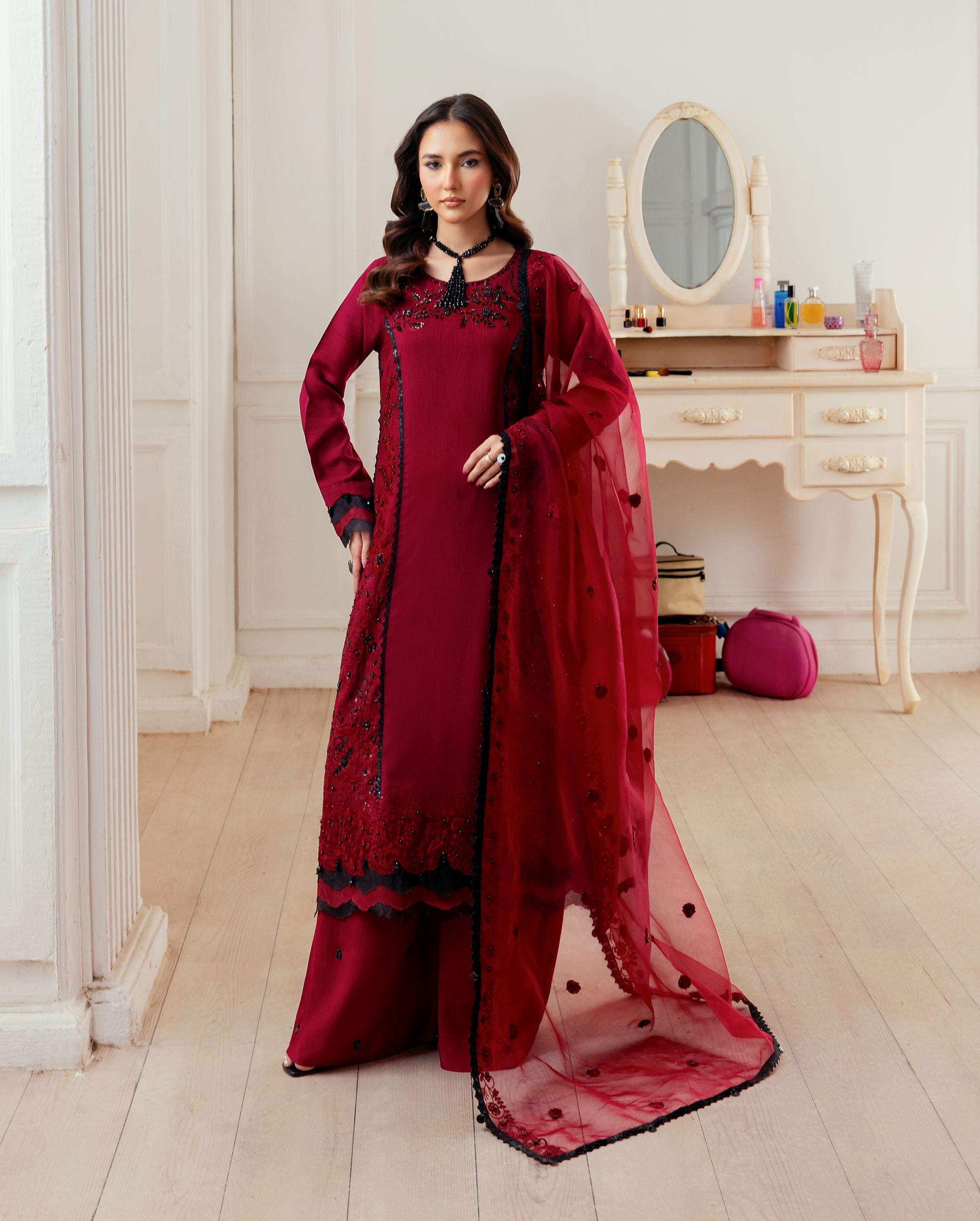 Zehra by Ain Raw Silk Festive Designer Womenswear ZAR7