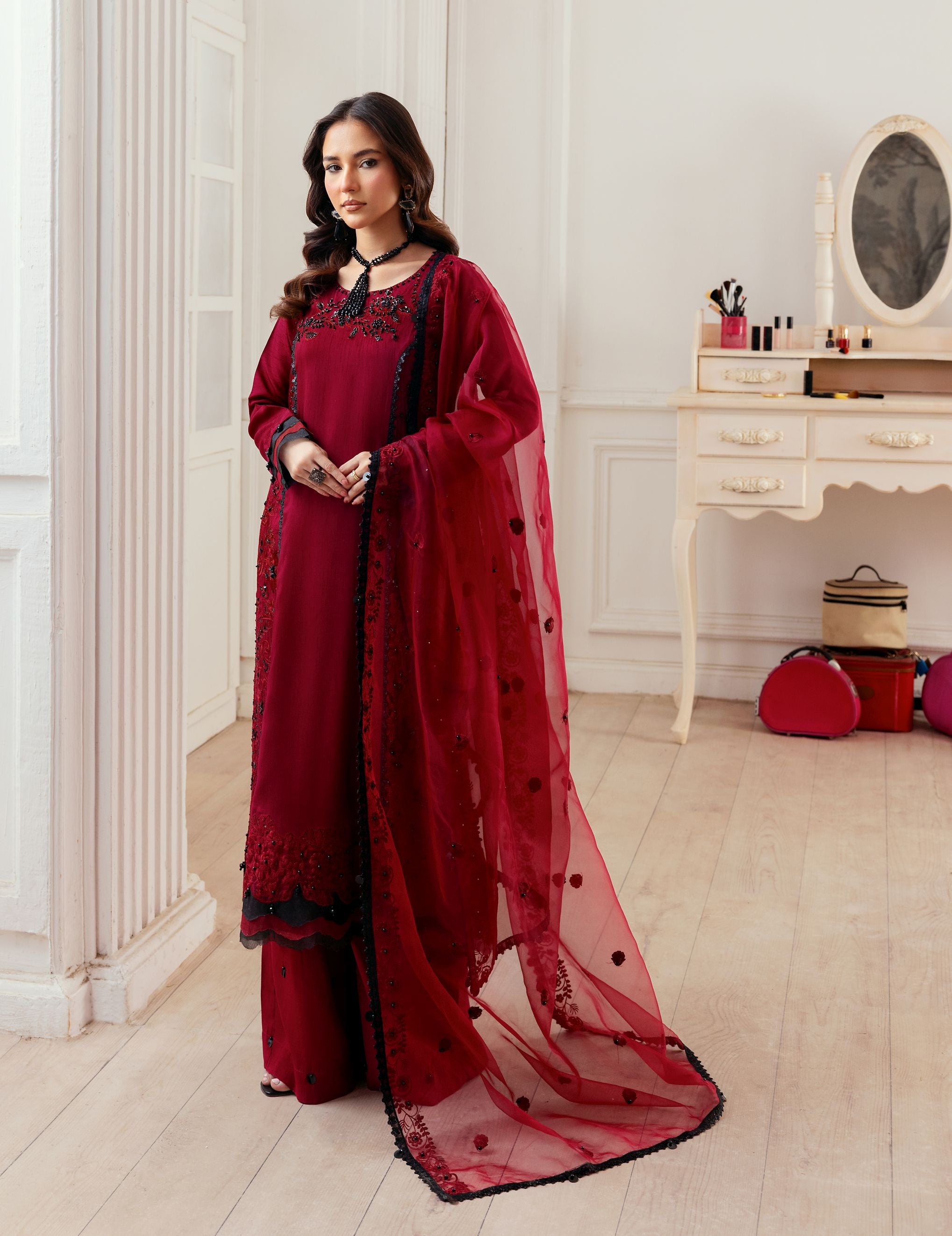 Zehra by Ain Raw Silk Festive Designer Womenswear ZAR7