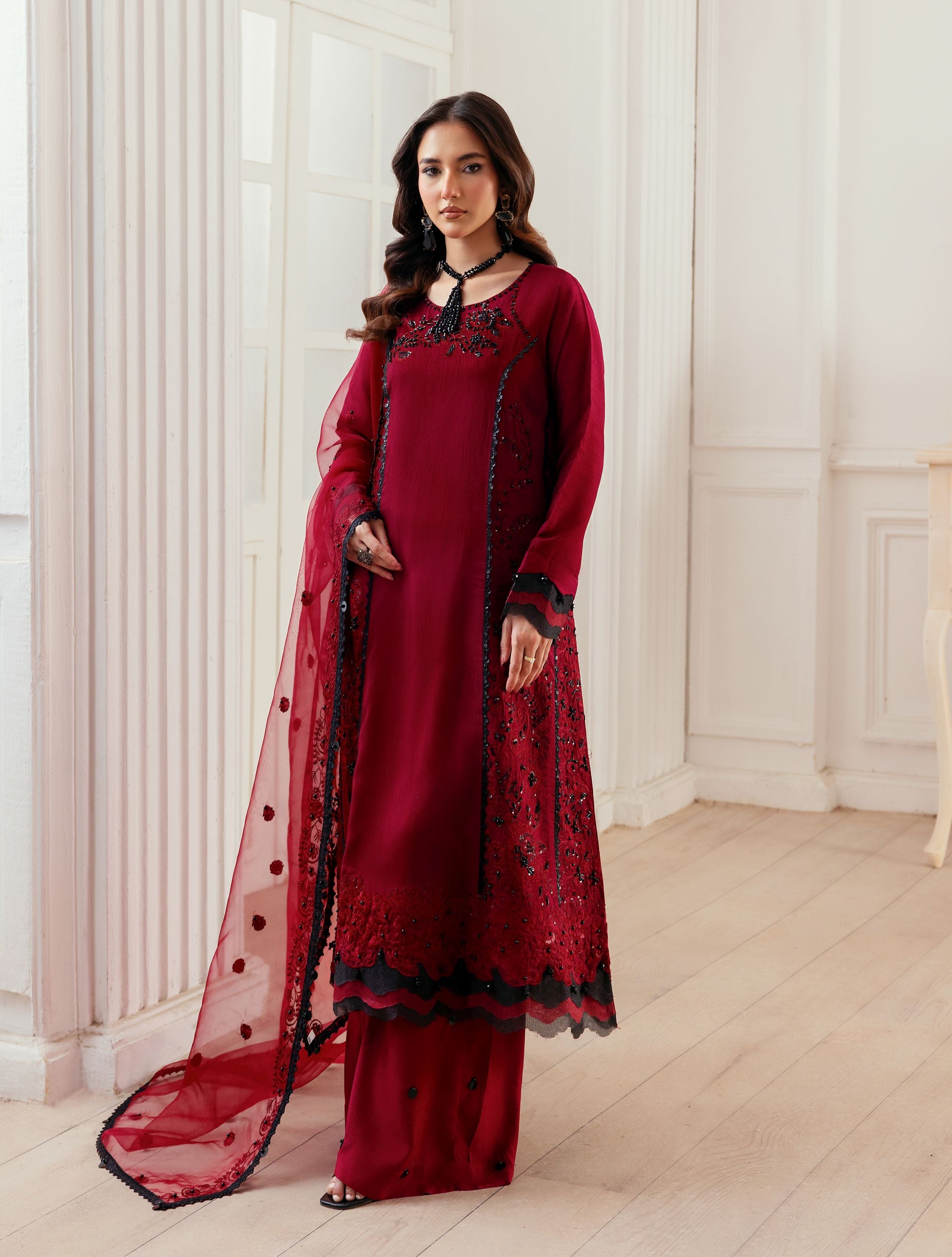 Zehra by Ain Raw Silk Festive Designer Womenswear ZAR7