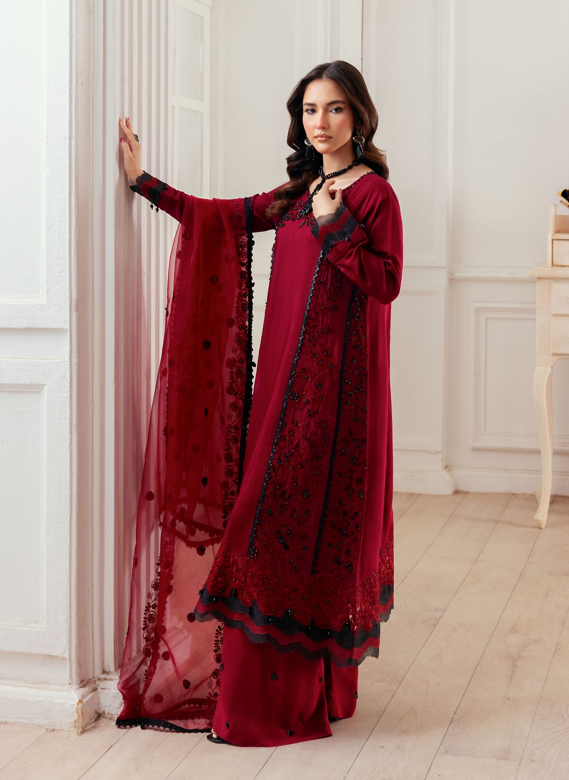 Zehra by Ain Raw Silk Festive Designer Womenswear ZAR7