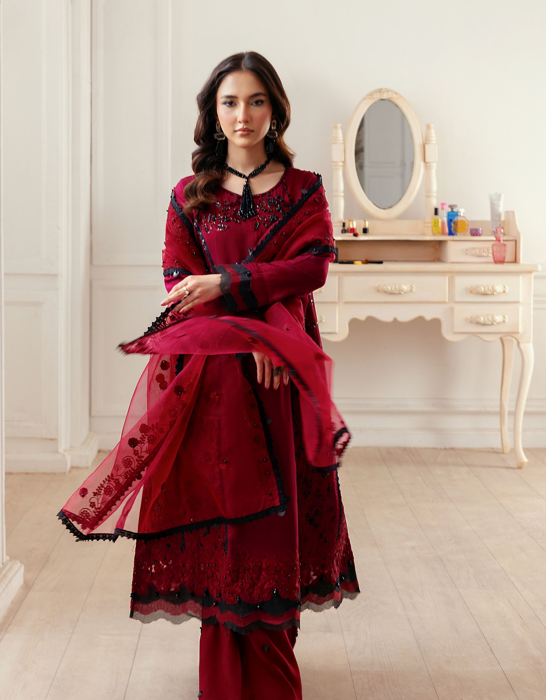 Zehra by Ain Raw Silk Festive Designer Womenswear ZAR7