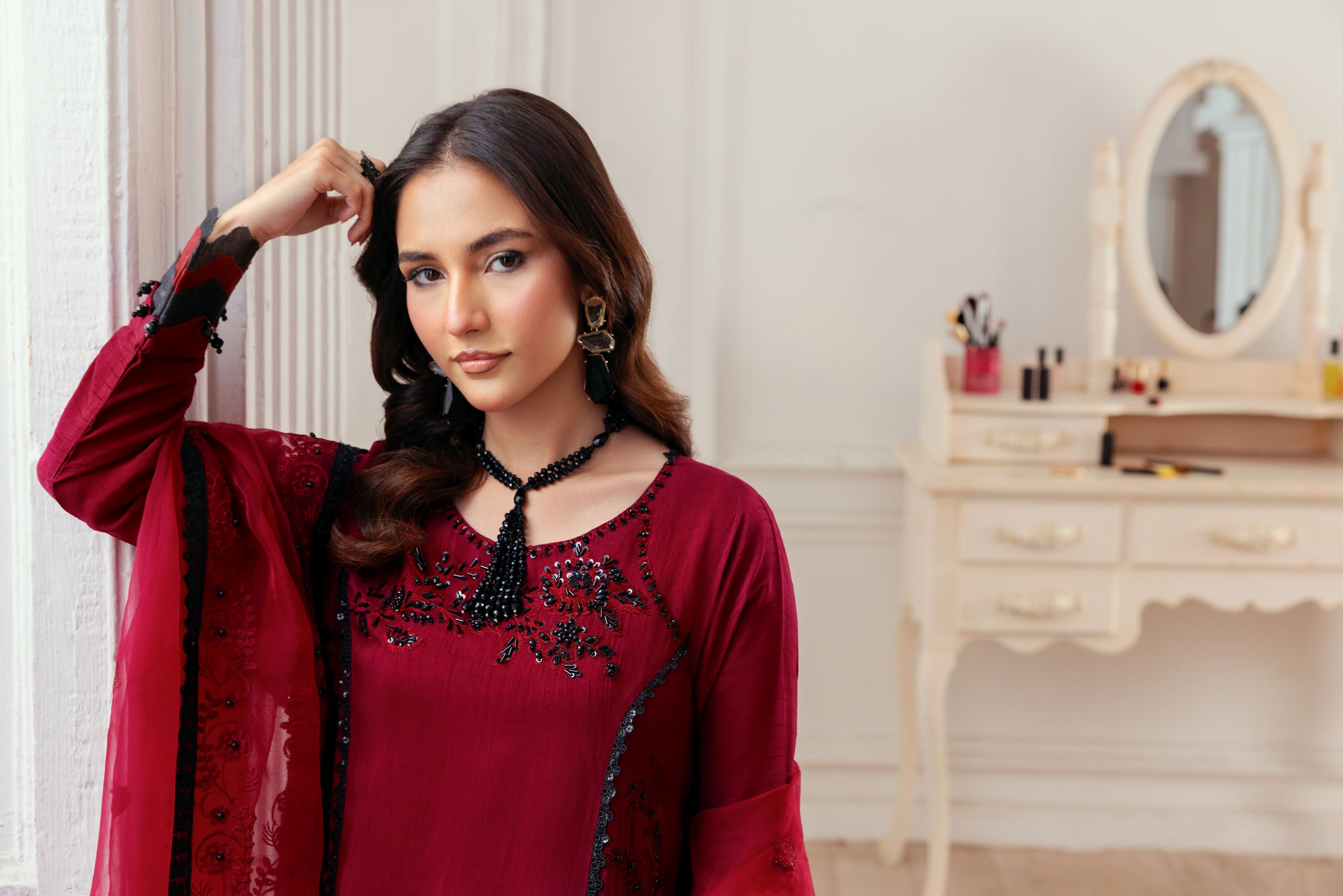 Zehra by Ain Raw Silk Festive Designer Womenswear ZAR7
