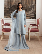 Zehra by Ain Raw Silk Gharara Festive Designer Womenswear ZAR3