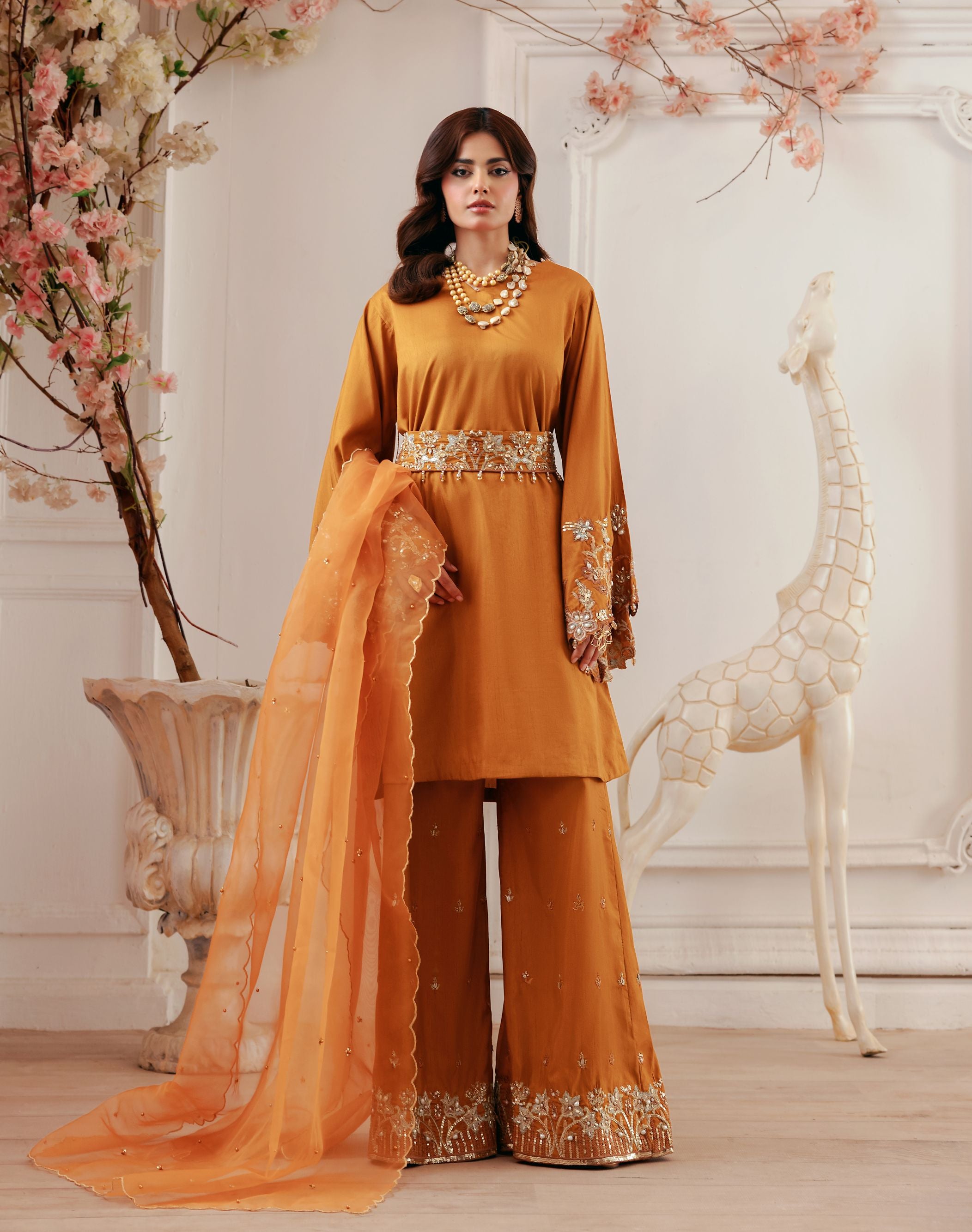 Zehra by Ain Raw Silk Festive Designer Womenswear ZAR5