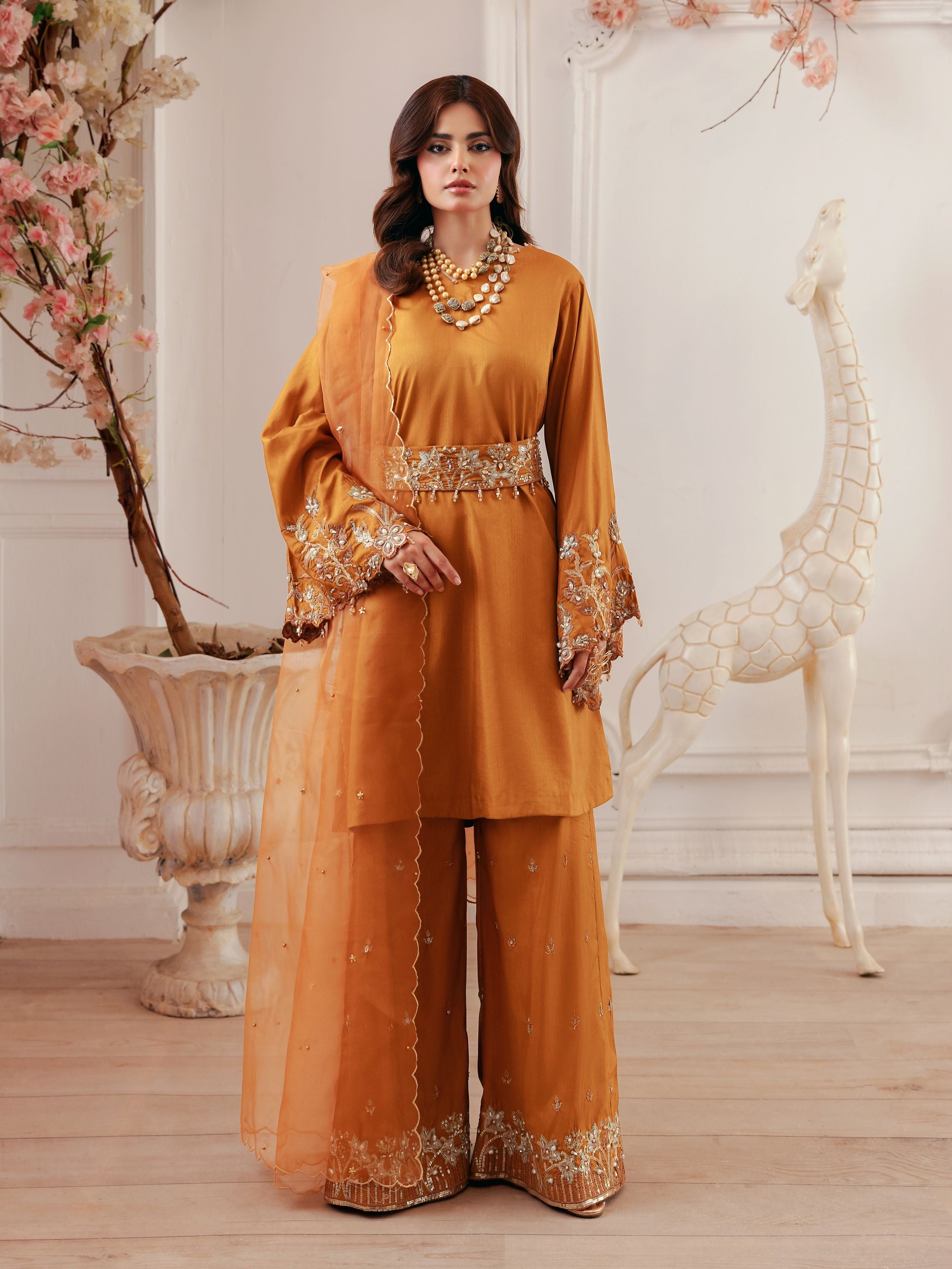 Zehra by Ain Raw Silk Festive Designer Womenswear ZAR5