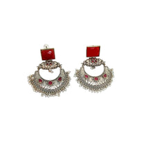 Gul Warun Heritage Tribal Crescent Chand Bali Earrings – 3 Colours GJ8