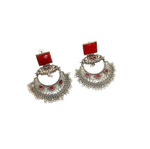 Gul Warun Heritage Tribal Crescent Chand Bali Earrings – 3 Colours GJ8