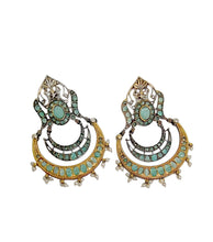 Gul Warun Regal Kundan Crescent Earrings GJ11 (3 Colours)