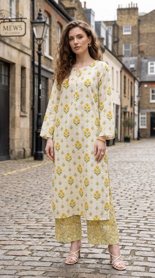 Impulse Summer Edit 2pc Printed Poly Lawn Suit – IMP12