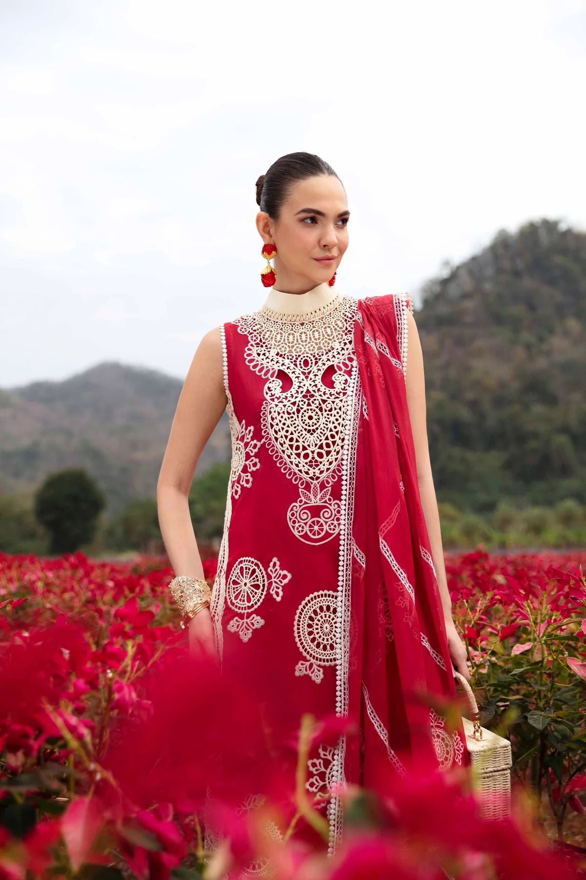 Sable Luxury Ready to Wear Lawn 24 CARNELIAN 01