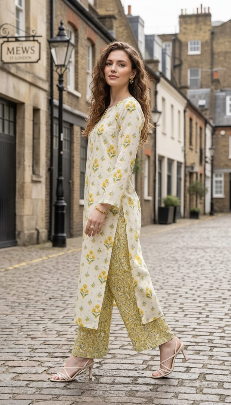 Impulse Summer Edit 2pc Printed Poly Lawn Suit – IMP12