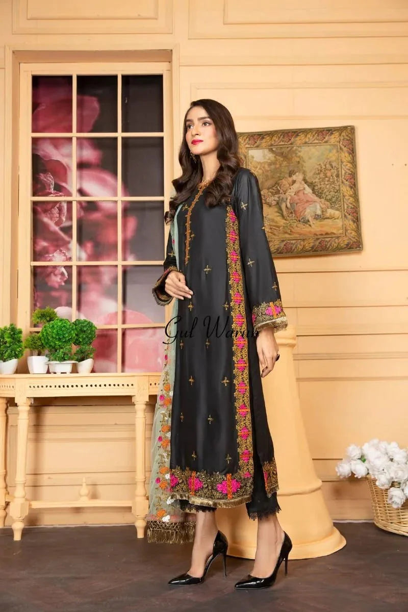 Ready to Wear 3 Pcs Dress by Gulwarun WGW05