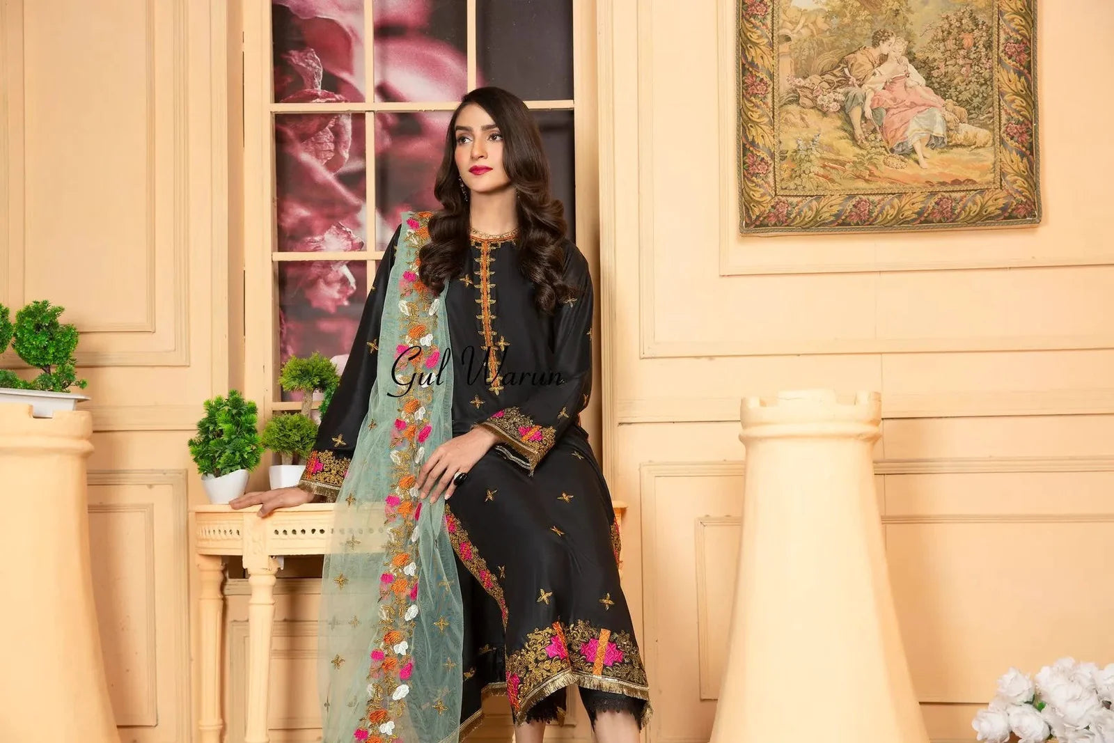 Ready to Wear 3 Pcs Dress by Gulwarun WGW05