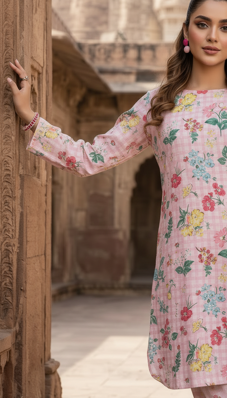 Impulse Summer Edit 2pc Printed Poly Lawn Suit – IMP21