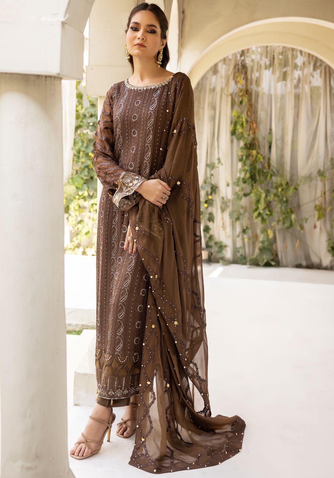 3pc Formal Ready to Wear Dress by Mona C2