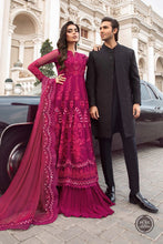 Maria B Ready to Wear Chiffon Magenta Pink 107