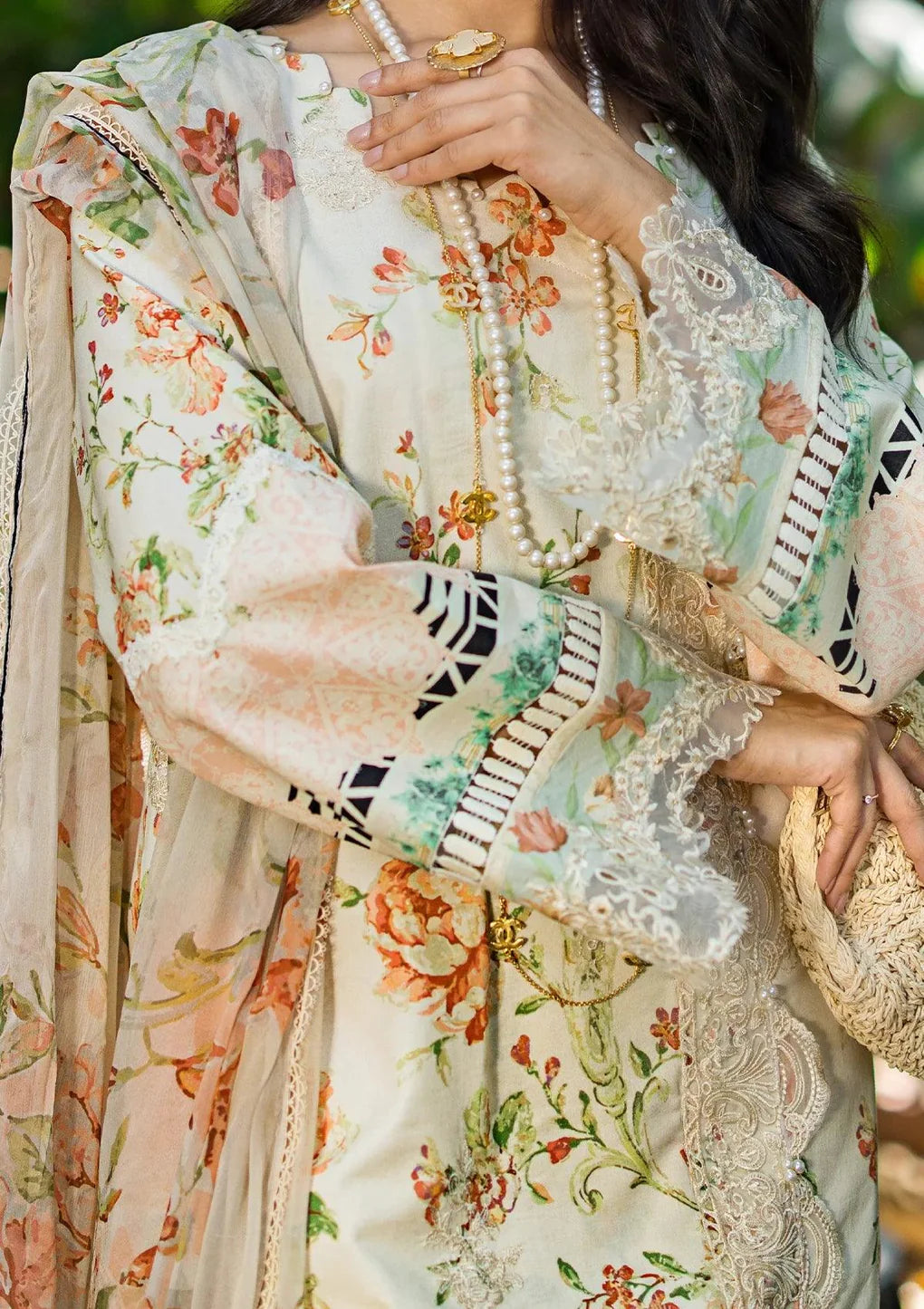 ELAF Signature Lawn Collection ESL-03A ANGELS BREATH