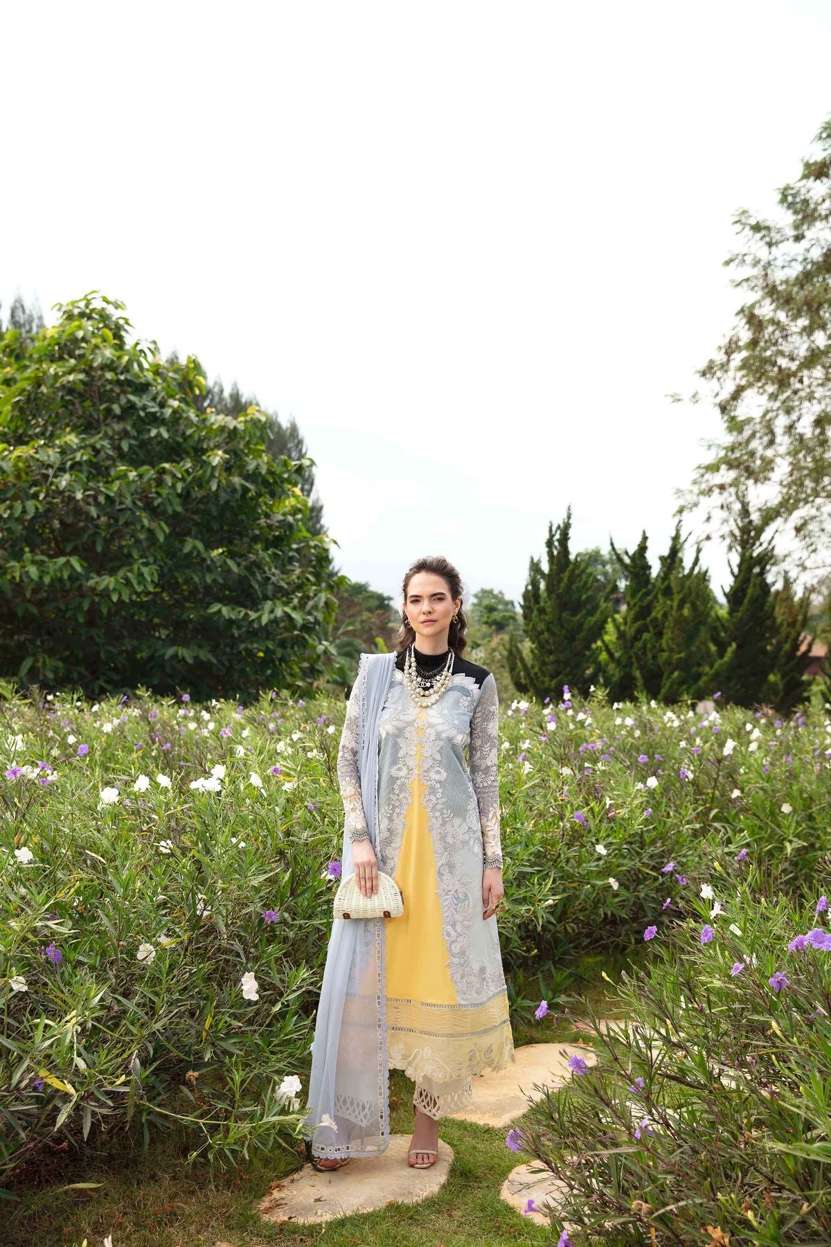 Sable Luxury Ready to Wear Lawn 24 LEENA 11