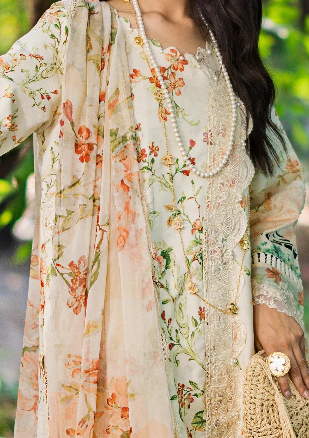 ELAF Signature Lawn Collection ESL-03A ANGELS BREATH