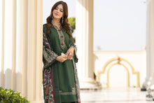 Khushi by Silver Bottle Green – 3pc Embroidered Cotton Shalwar Suit KBS13
