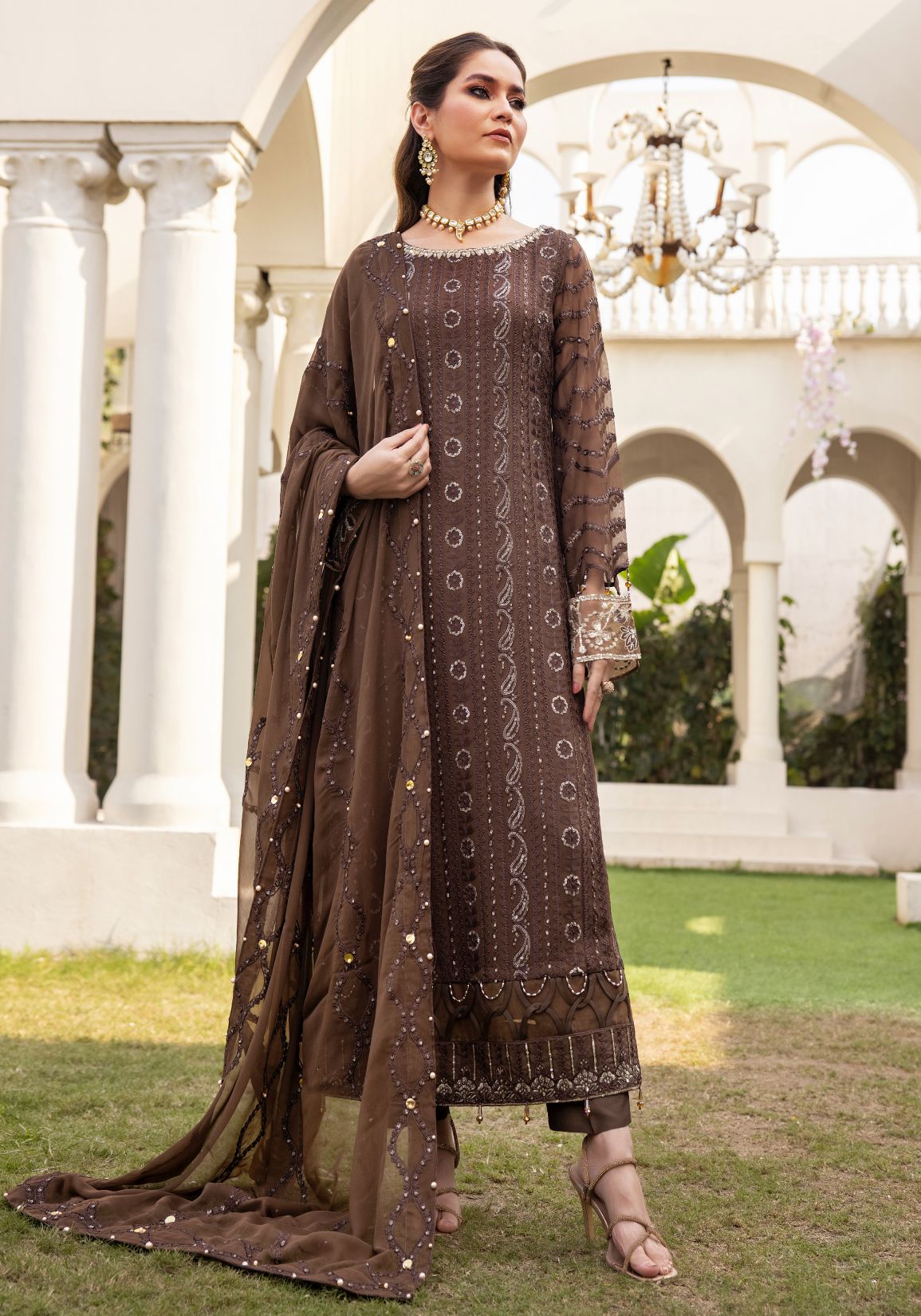 3pc Formal Ready to Wear Dress by Mona C2