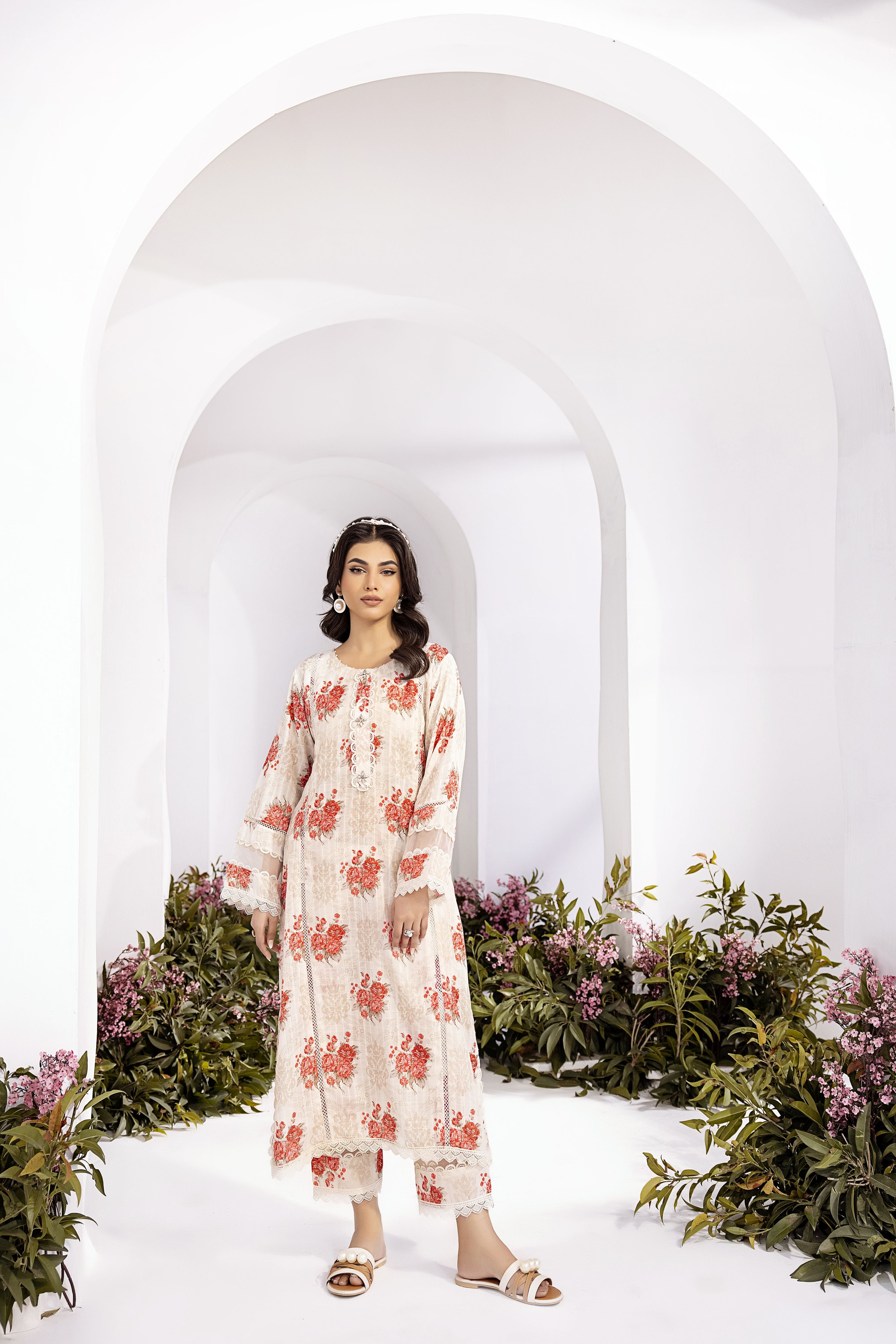 2pc Cotton Jacquard Co-Ord by Mona MC4