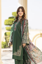 Khushi by Silver Bottle Green – 3pc Embroidered Cotton Shalwar Suit KBS13