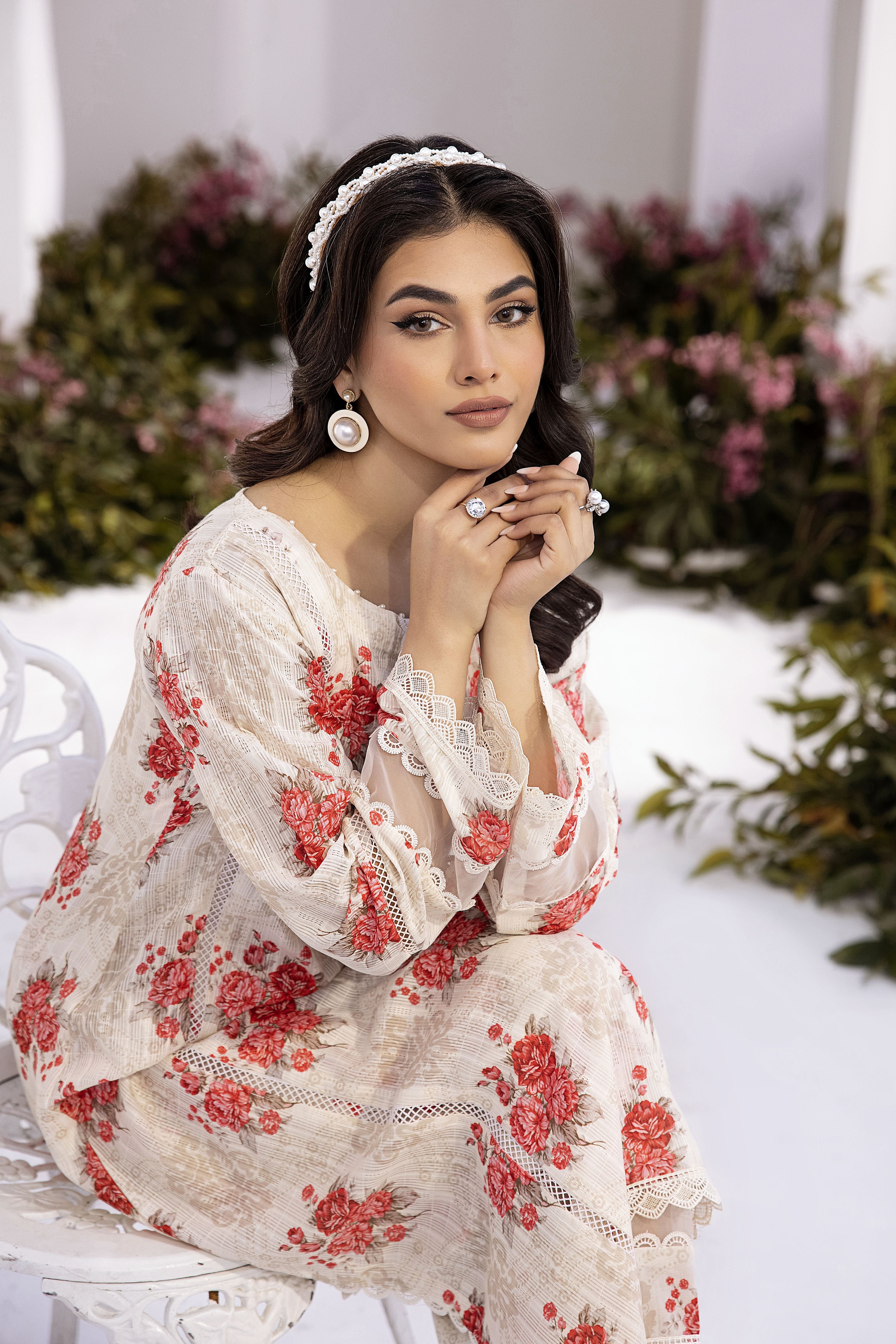 2pc Cotton Jacquard Co-Ord by Mona MC4
