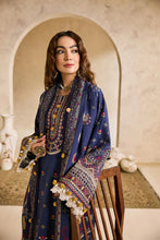 Linen by Florent – 3pc Embroidered Winter Long Dress with Khadi Shawl NAF18