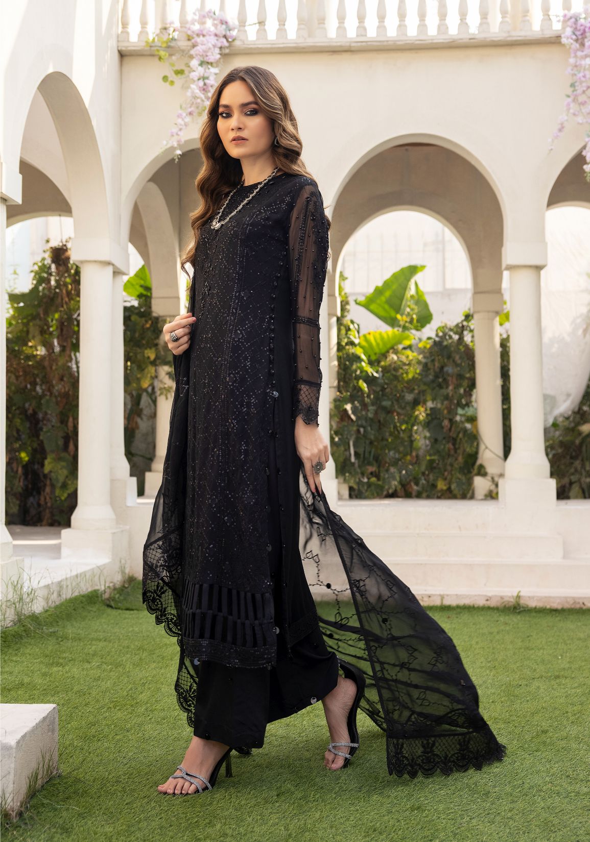 3pc Formal Ready to Wear Dress by Mona C3