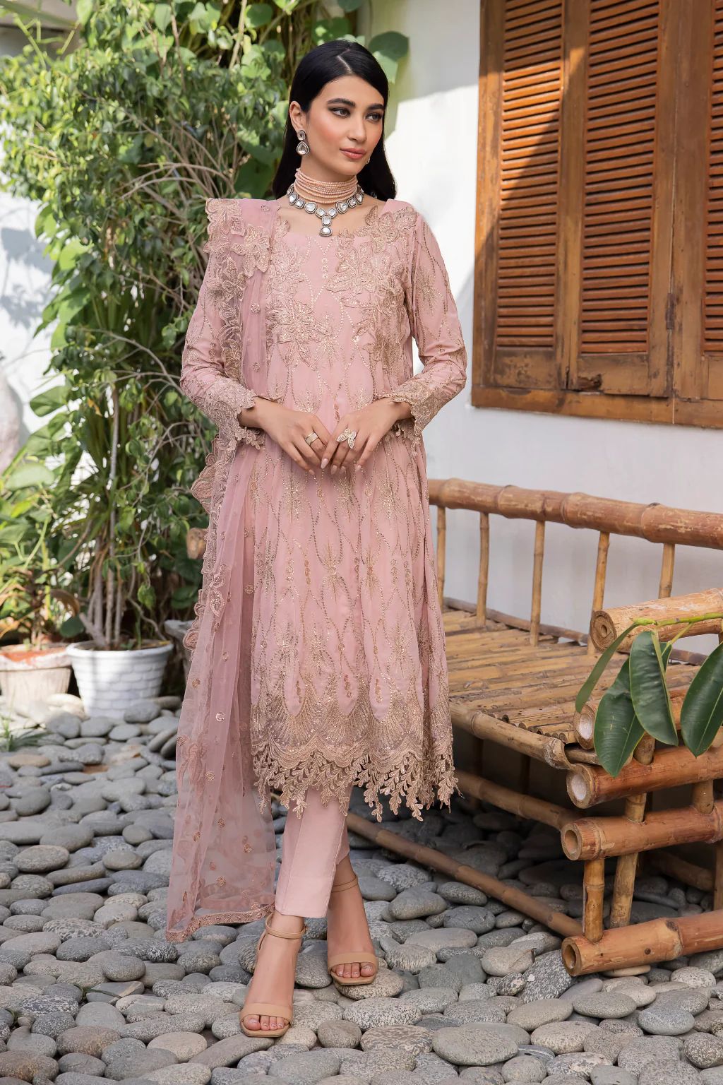 3pc Ready to Wear Chiffon Dress by Iznik Chinnon 22