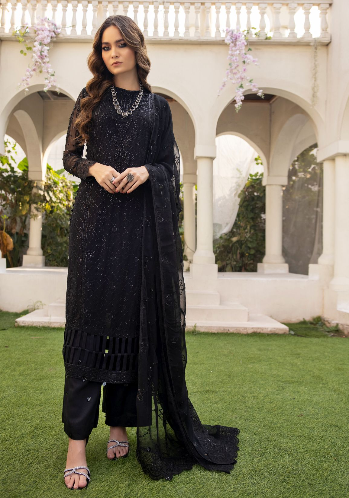 3pc Formal Ready to Wear Dress by Mona C3
