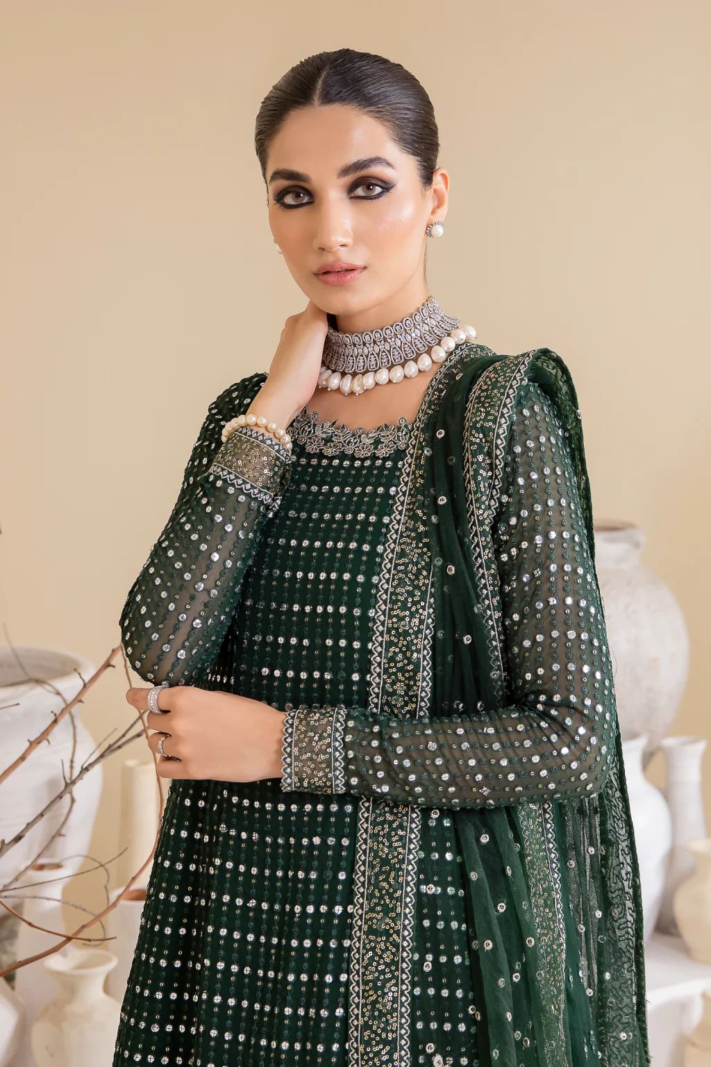 3pc Ready to Wear Chiffon Dress by Iznik Chinnon 26