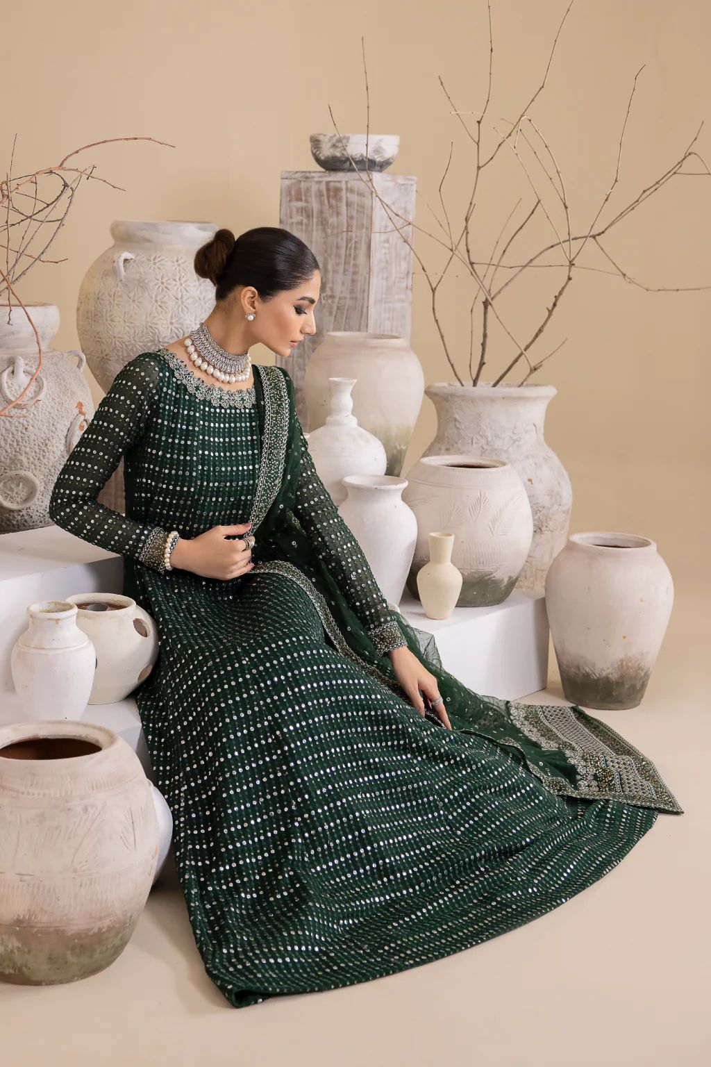 3pc Ready to Wear Chiffon Dress by Iznik Chinnon 26